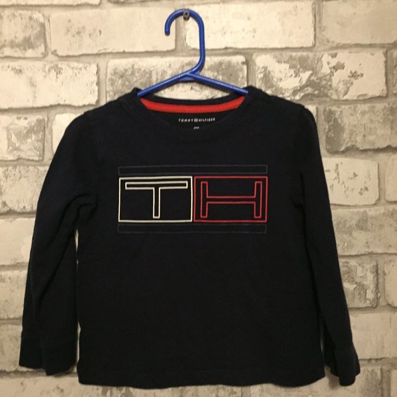 Tommy Hilfiger Boy's Long Sleeve Shirt Size 3 - Picture 1 of 3